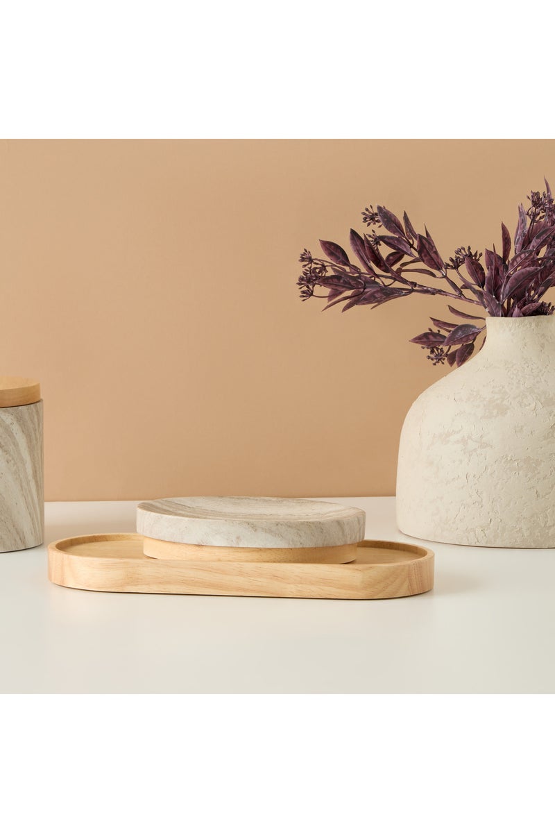 LIFESTYLE Scandi Polyresin Soap Dish - Image 1